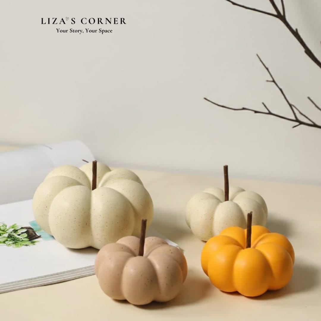 Handmade Pumpkin Shape Figurine