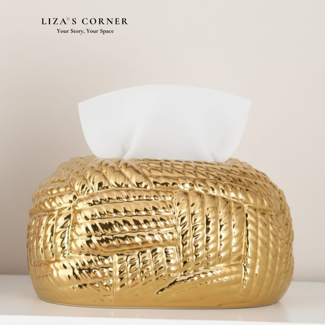 Golden Tissue Holder