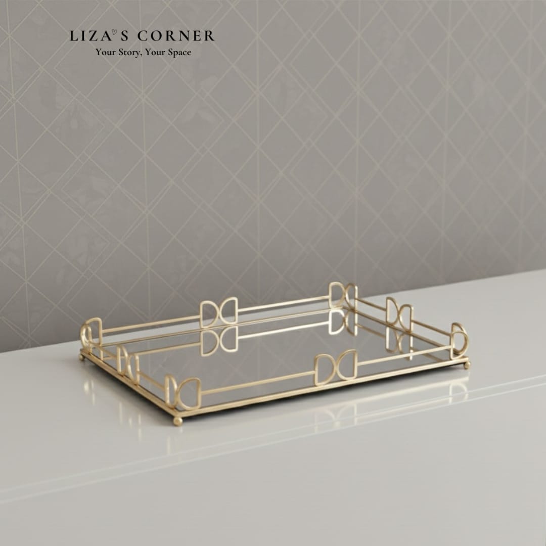 Mirrored Tray
